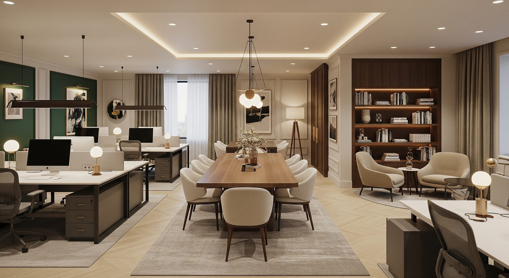 Key Elements to Consider for High-End Office Interior Design
