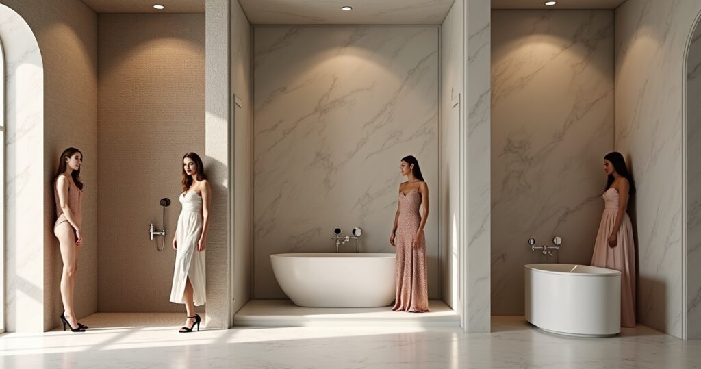 Tile Vs. Solid Surface Vs. Acrylic Shower Walls