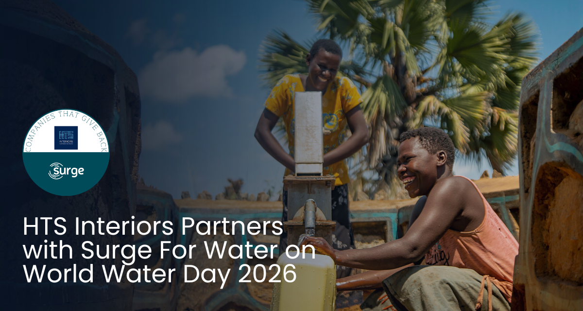 HTS Interiors Partners with Surge For Water on World Water Day 2026